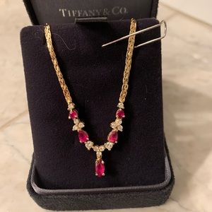 Ruby and Diamond necklace